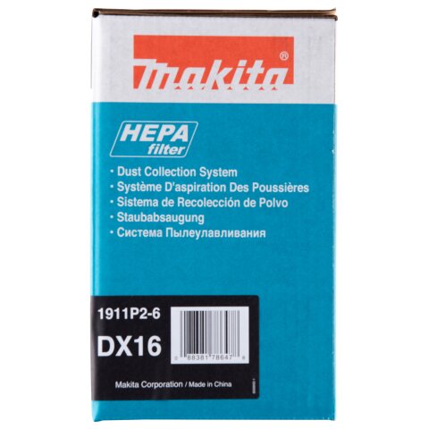Makita 1911P2-6 Staubabsaugung DX16 EN