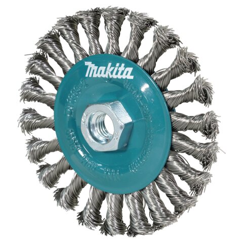 Makita D-77540 Rundbürste gezopft 125xM14INOX