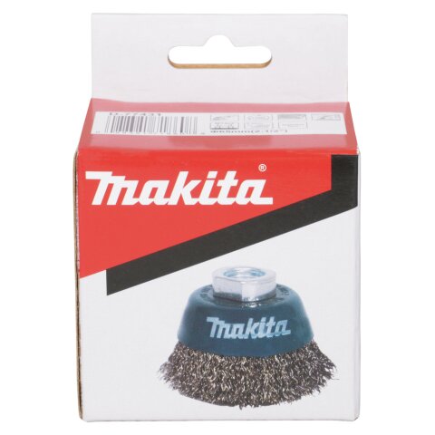 Makita D-77431 Topfbürste gewellt 65xM14 INOX EN