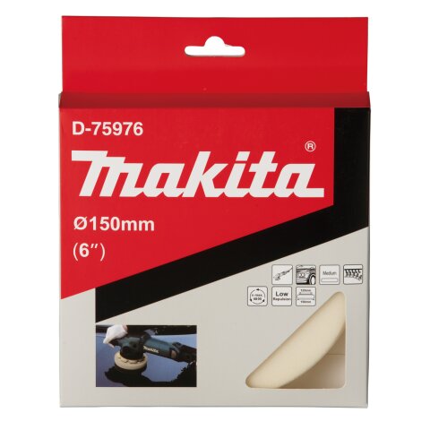 Makita D-75976 Polierpad Weiß 150mm EN