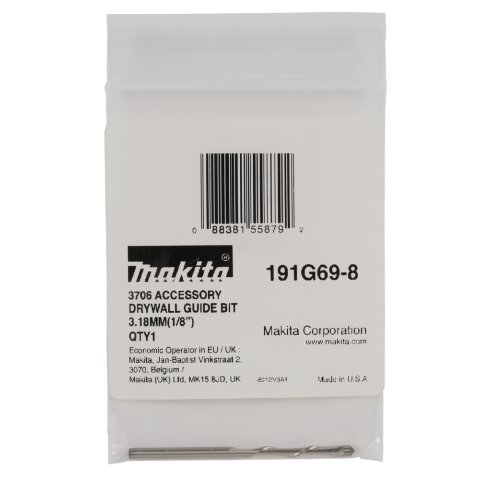 Makita 191G69-8 Schneidebit 3,18mm 1/8" EN