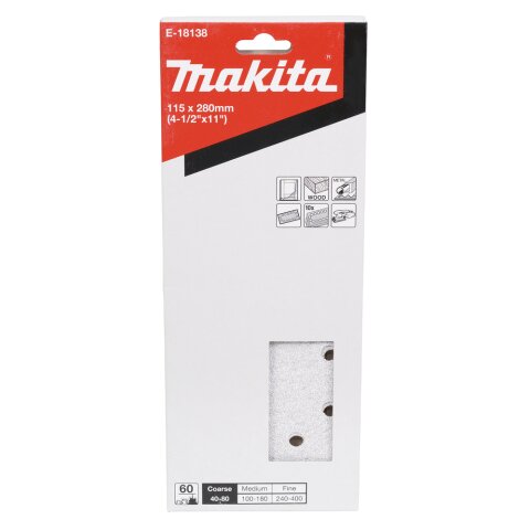 Makita E-18138 Schleifpapier K60 EN