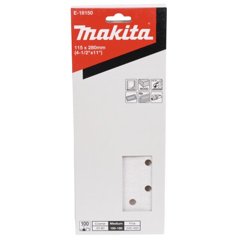 Makita E-18150 Schleifpapier K100 EN