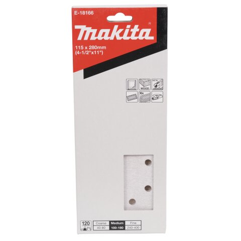 Makita E-18166 Schleifpapier K120 EN