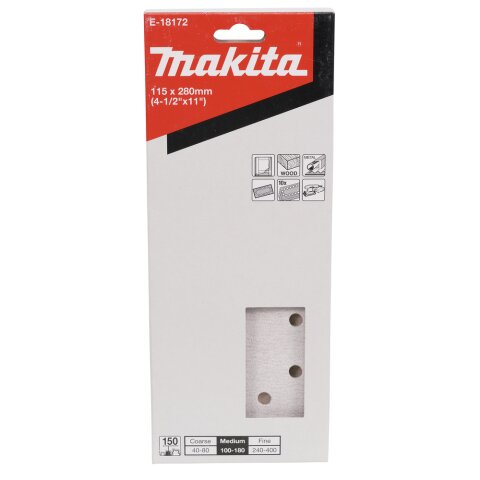Makita E-18172 Schleifpapier K150 EN