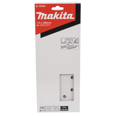 Makita E-18194 Schleifpapier K240 EN