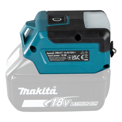 Makita DML817 LED-Akku-Taschenlampe 18V (ohne Akku, ohne Ladegerät)