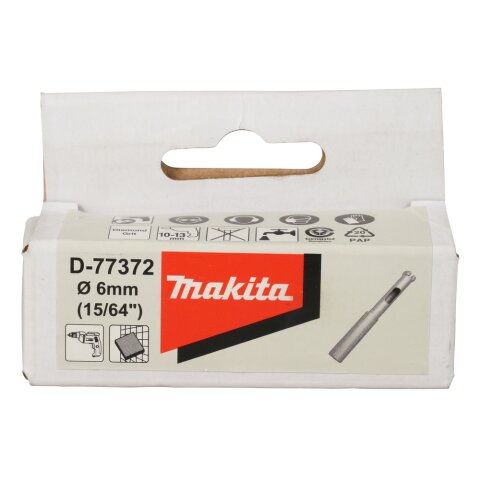 Makita D-77372 Nass-Diamantbohrer 6 mm EN