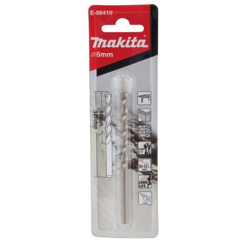 Makita E-06410 Steinbohrer 6x100 mm EN