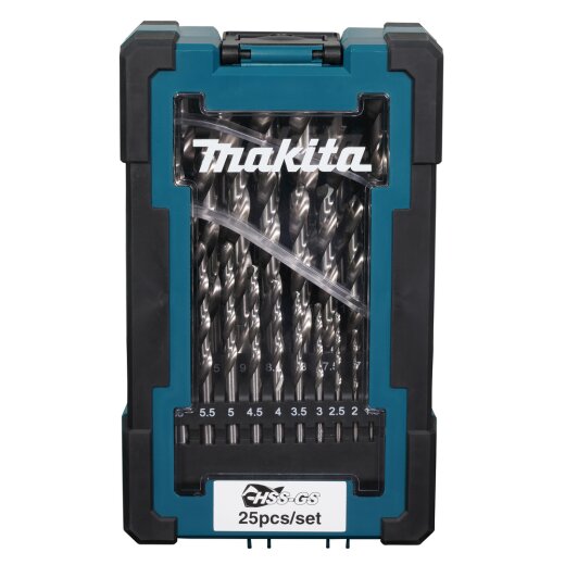 Makita D-78368 Metallbohrer Set HSS-GS 25tlg EN