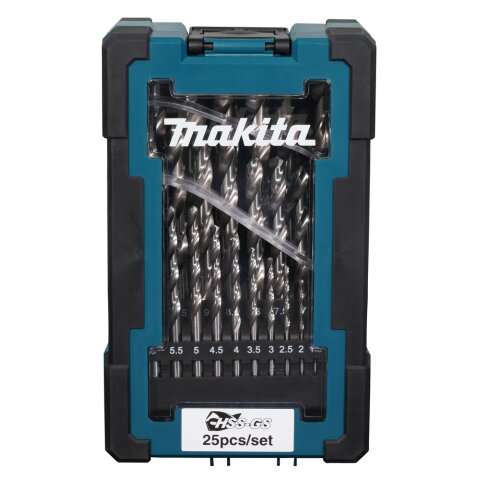 Makita D-78368 Metallbohrer Set HSS-GS 25tlg EN