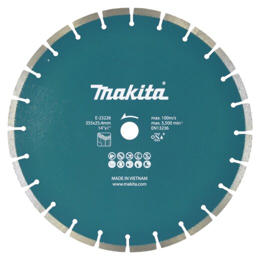 Makita E-23226 Diamanttrennscheibe 355x25,4mm EN
