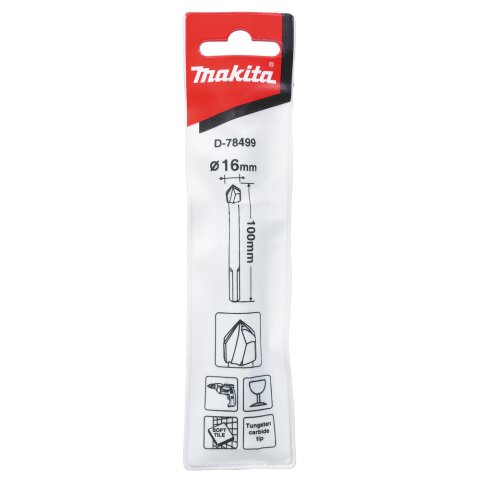 Makita D-78499 Glasbohrer 16x100