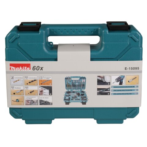 Makita E-15095 Werkzeug-Set 60 tlg.