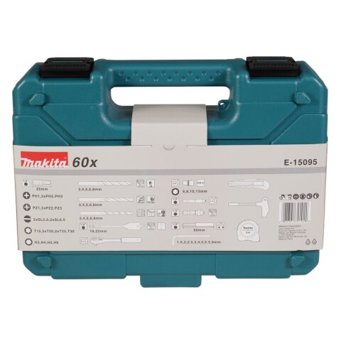 Makita E-15095 Werkzeug-Set 60 tlg.