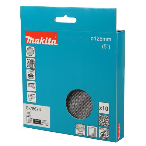 Makita D-78673 Netzschleifmittel 125mm A180 EN