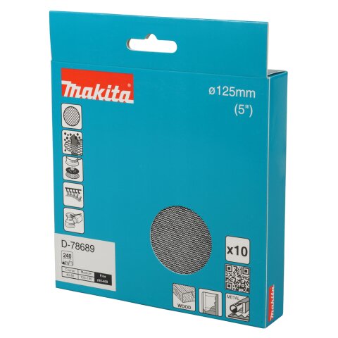 Makita D-78689 Netzschleifmittel 125mm A240