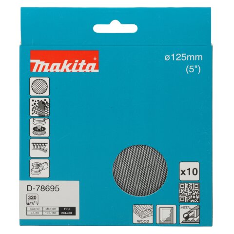 Makita D-78695 Netzschleifmittel 125mm A320