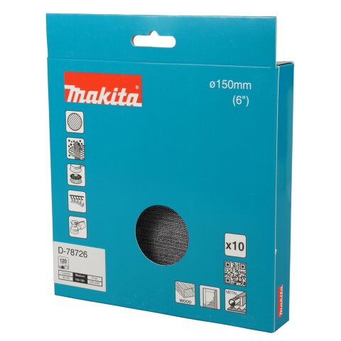 Makita D-78726 Netzschleifmittel 150mm A120 EN