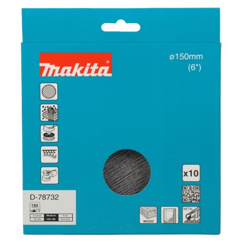 Makita D-78732 Netzschleifmittel 150mm A180 EN