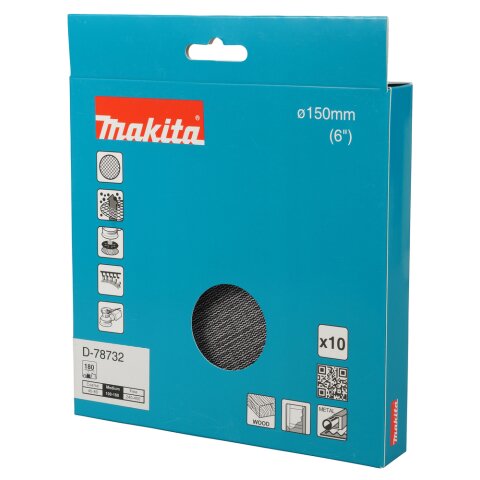 Makita D-78732 Netzschleifmittel 150mm A180 EN
