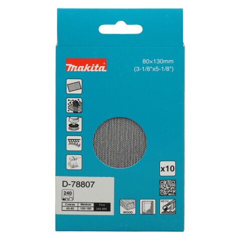 Makita D-78807 Netzschleifmittel 80x130 A240 EN