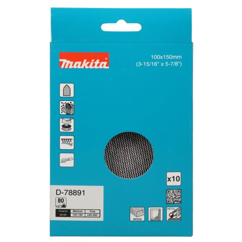 Makita D-78891 Netzschleifmittel 100x150 A80