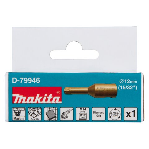 Makita D-79946 Diamant-Hohlbohrkrone 12mm M14 EN