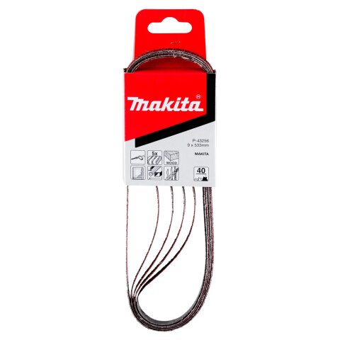 Makita P-43256 Schleifband 9mm K40 5Stk