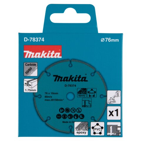 Makita D-78374 Trennscheibe 76x10mm