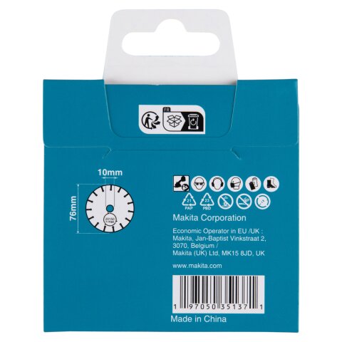 Makita D-78374 Trennscheibe 76x10mm