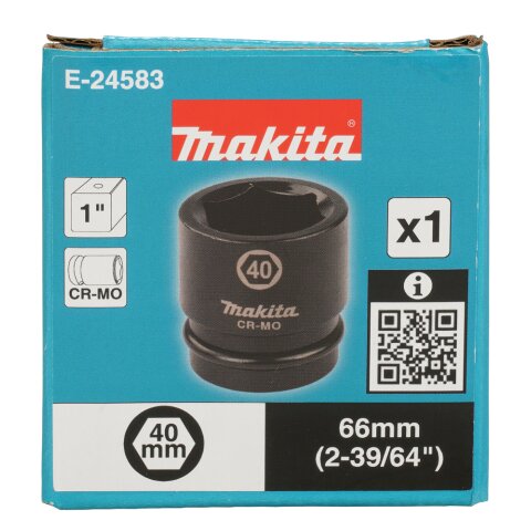 Makita E-24583 Schlagnuss 1" SW40-66mm EN
