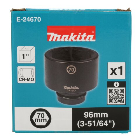 Makita E-24670 Schlagnuss 1" SW70-96mm