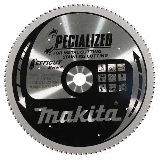 Makita E-19750 EFFICUT Sägeb. 305x25,4x96Z EN