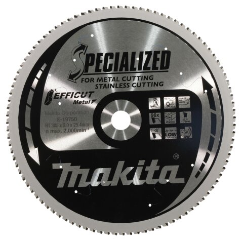 Makita E-19750 EFFICUT Sägeb. 305x25,4x96Z EN
