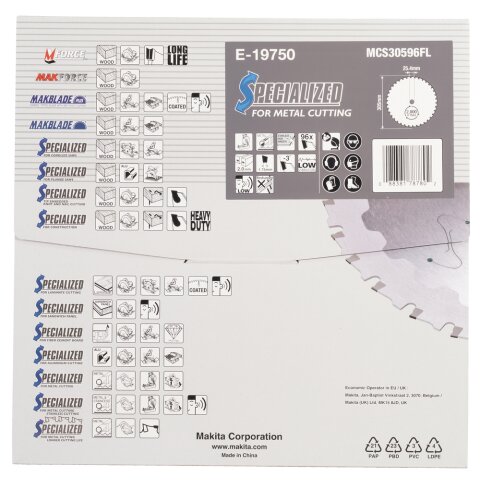 Makita E-19750 EFFICUT Sägeb. 305x25,4x96Z EN