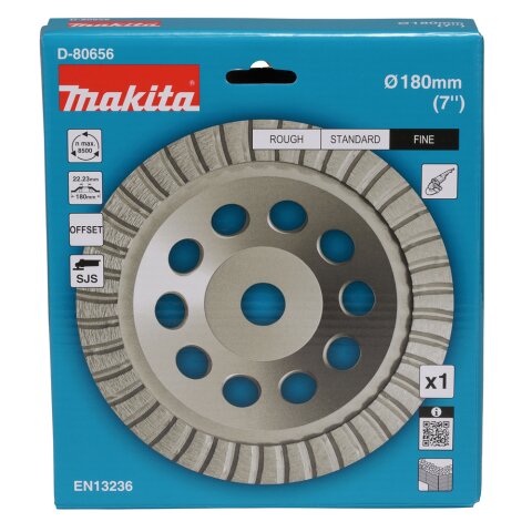Makita D-80656 Schleiftopf 180mm Turbo