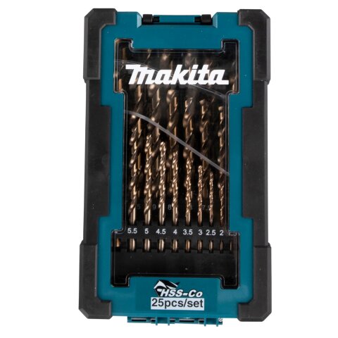 Makita D-67577 Bohrer-Set HSS-Co 25tlg. EN