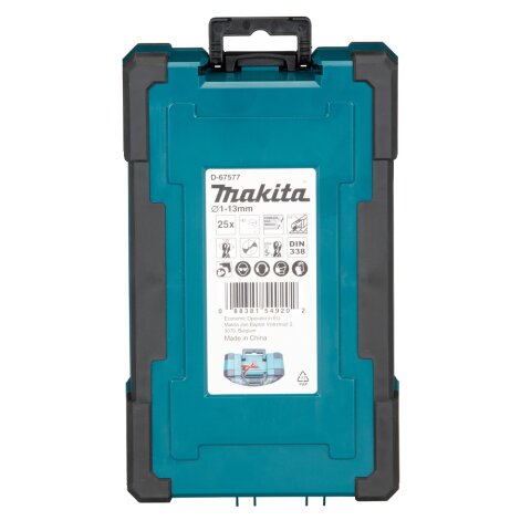 Makita D-67577 Bohrer-Set HSS-Co 25tlg. EN