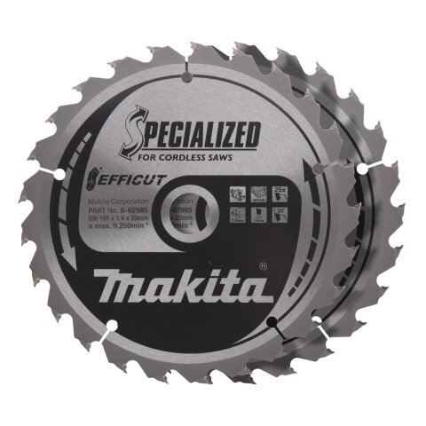 Makita B-62985-2 EFFICUT Sägeb.165x20x25Z 2Stk. EN