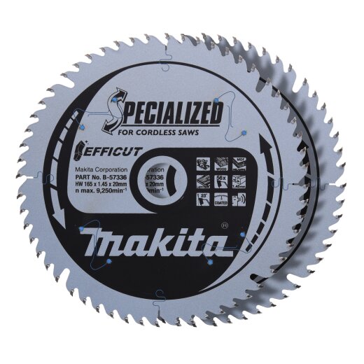 Makita B-57336-2 EFFICUT Sägeb.165x20x56Z 2Stk. EN