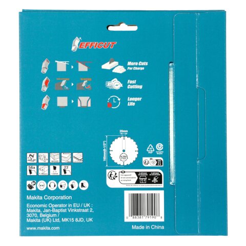 Makita B-57336-2 EFFICUT Sägeb.165x20x56Z 2Stk. EN