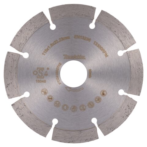 Makita D-80070 Diamanttrennscheibe 115x22,23 DIAMAK