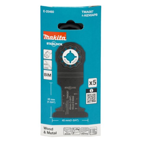 Makita E-25460 Tauchsägebl. 45mm TMA087 5Stk.