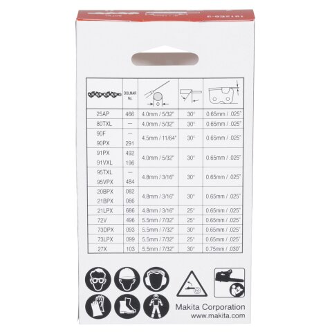 Makita 1912E8-3 Sägekette 15cm 1,1mm .325"
