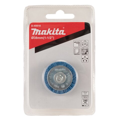 Makita D-45618 Rundbürste Ø38mm Nylon fein