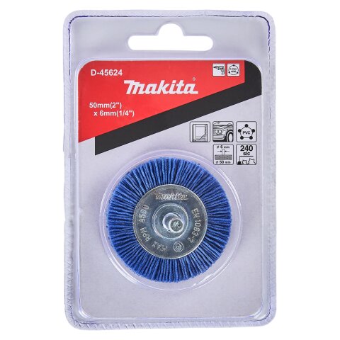Makita D-45624 Rundbürste Ø50mm Nylon fein EN