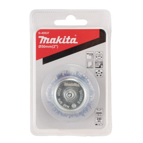 Makita D-45537 Topfbürste Ø50mm Nylon fein EN