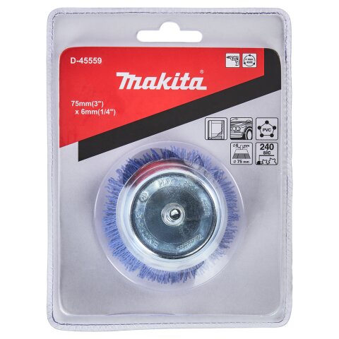 Makita D-45559 Topfbürste Ø75mm Nylon fein EN
