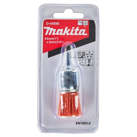 Makita D-45680 Pinselbürste Ø24mm Nylon grob EN